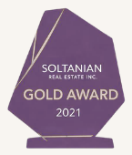 Soltanian Real Estate Inc. Gold Award 2021